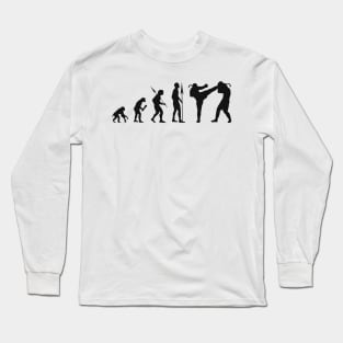 Muay Thai Evolution Martial Arts Long Sleeve T-Shirt